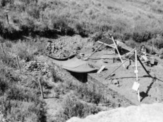 Old Photographs of the Old Women's Buffalo Jump (1958-1959)