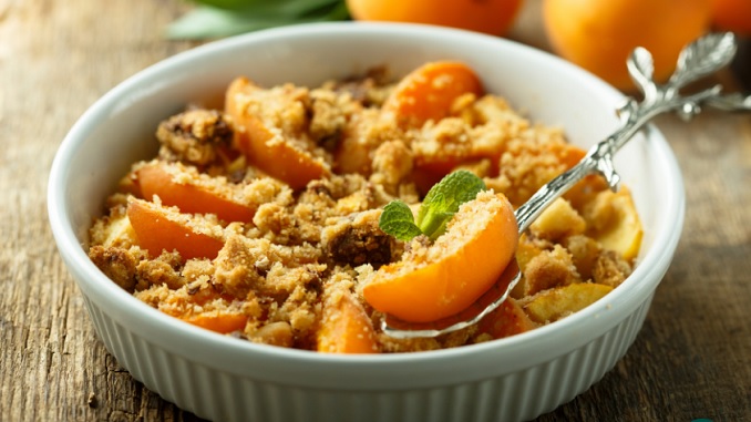 Recipe for Apricot Apple Crumble