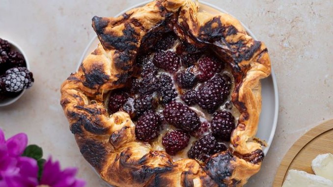 Recipe for Blackberry and Brie Galette