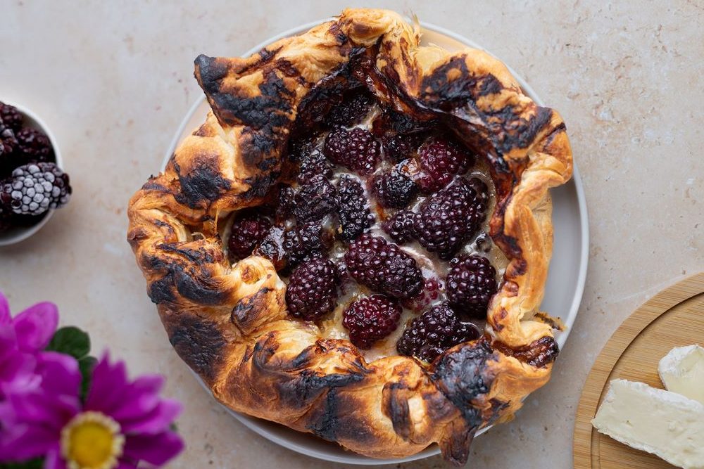 Recipe for Blackberry and Brie Galette