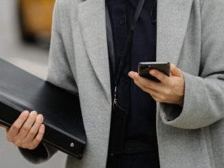 Woman using a cell phone
