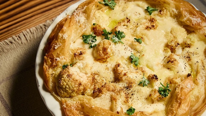 Cauliflower Cheese Pie