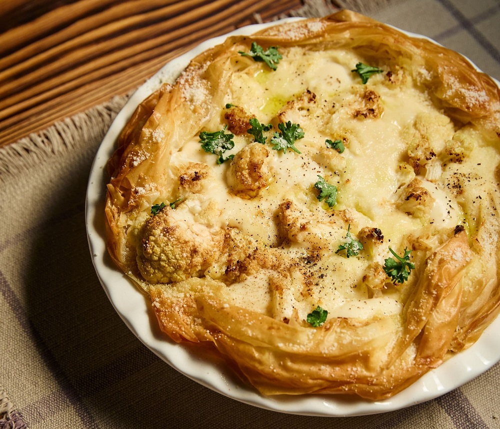 Cauliflower Cheese Pie