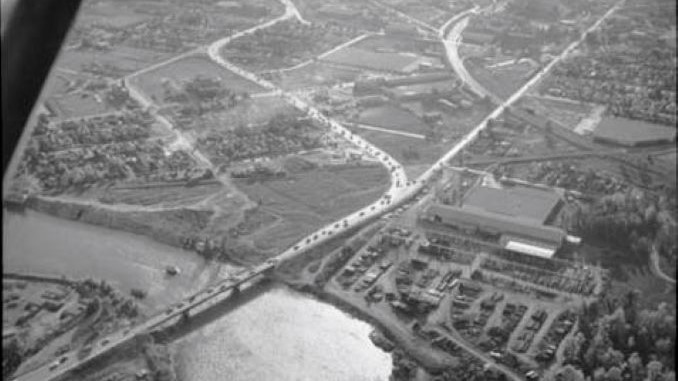 Old Photographs Of Aerial Views Of Different Places In Alberta (1925 -1989)