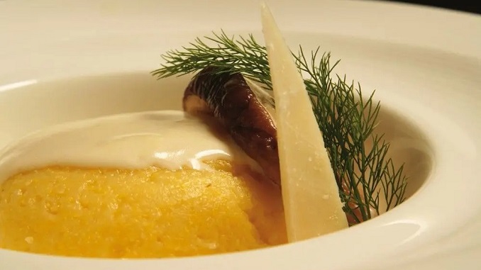 Recipe for Parmigiano Reggiano Mousse with Polenta Recipe for Parmigiano Reggiano Mousse with Polenta