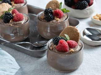 Recipe for Silken Tofu, Chocolate, and Peanut Butter Mousse