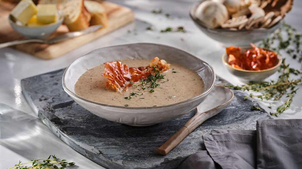 Recipe for Homestyle Mushroom Soup