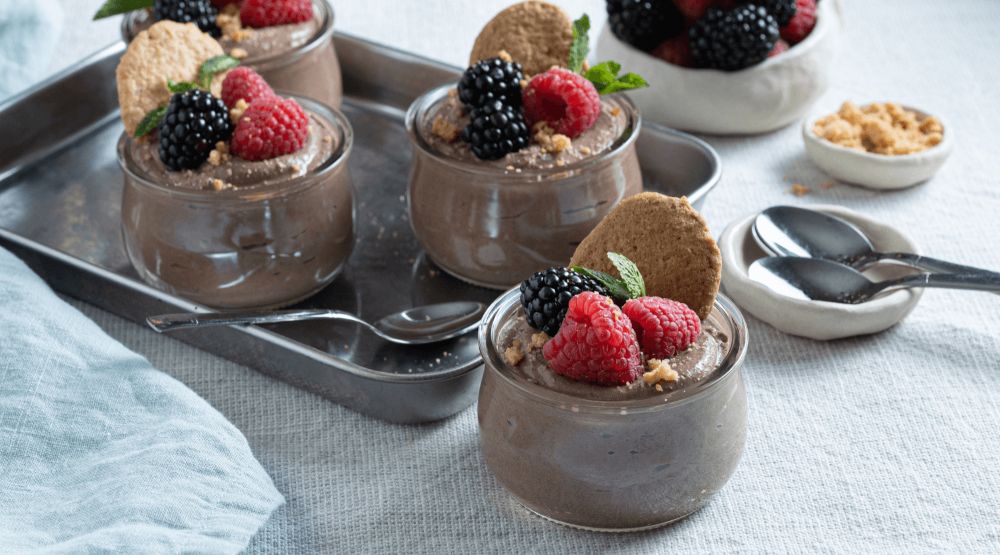 Recipe for Silken Tofu, Chocolate, and Peanut Butter Mousse