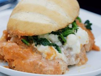 Recipe for Cheesy Chicken Cutlet Sandwich