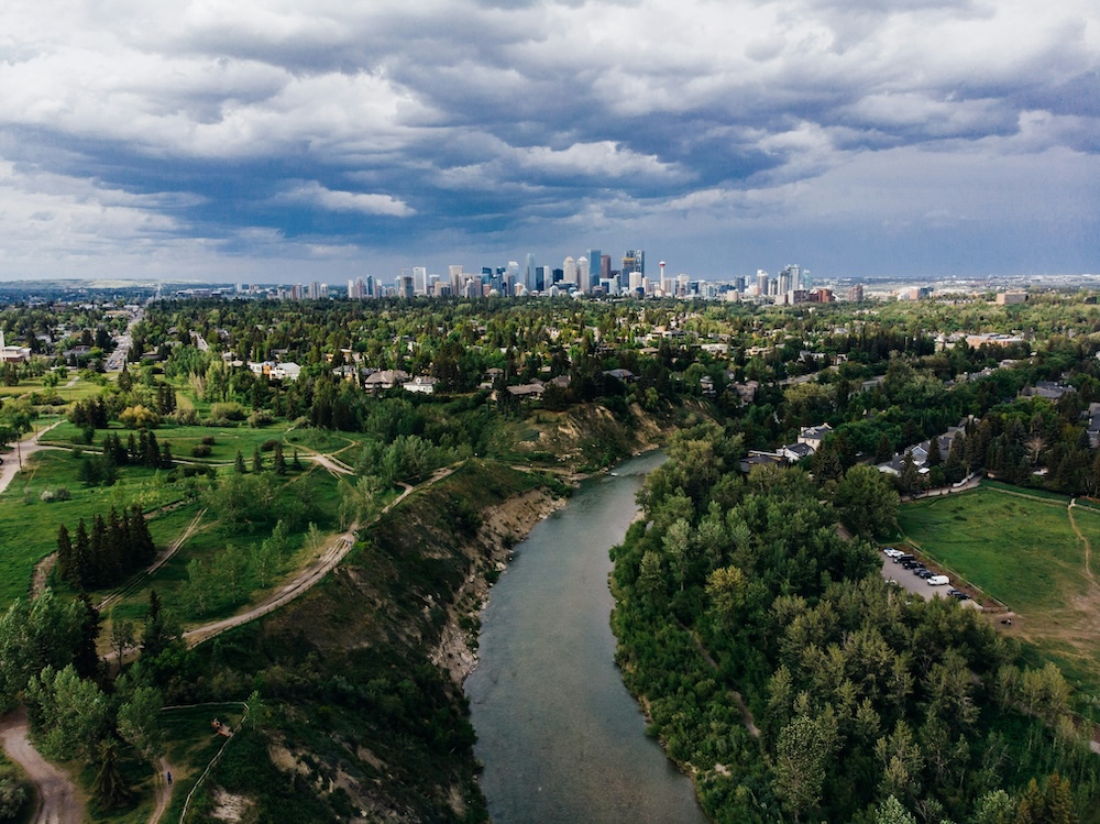 Calgary aerial