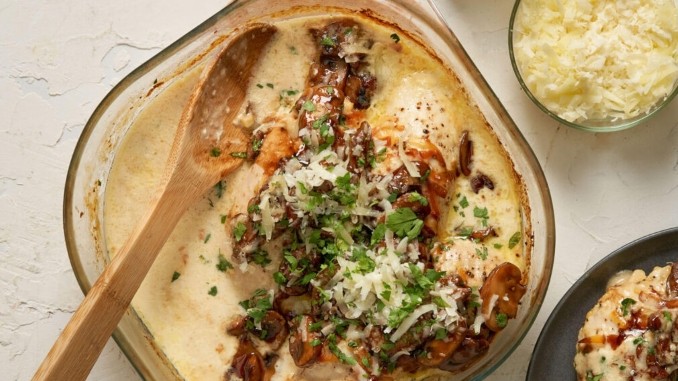 Recipe for Gooey Smoked Gouda Stuffed Chicken